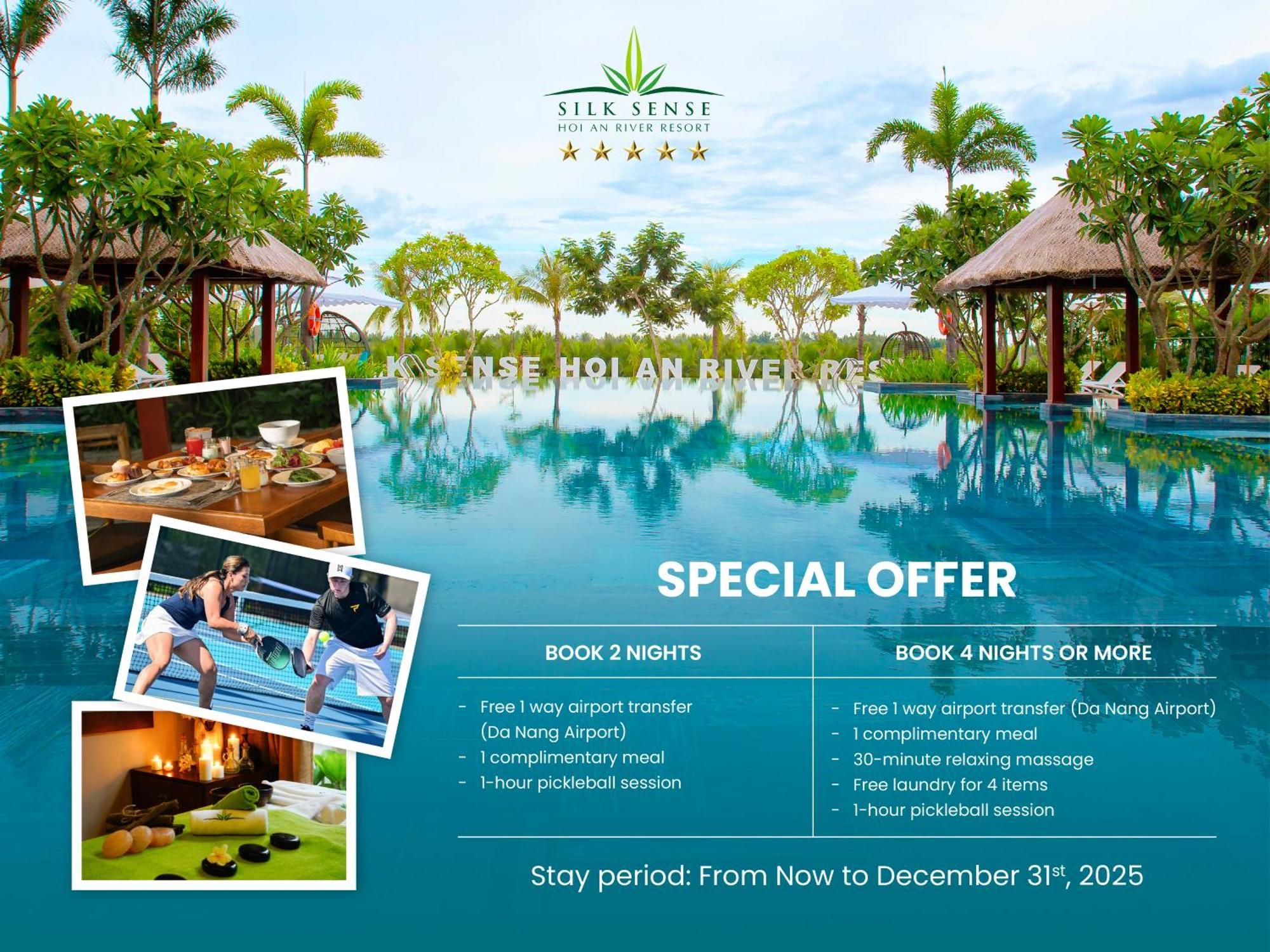Silk Sense Hoi An River Resort Exterior foto